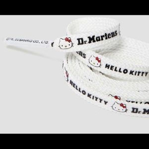 47 INCH White HELLO KITTY FACE SHOE LACES
